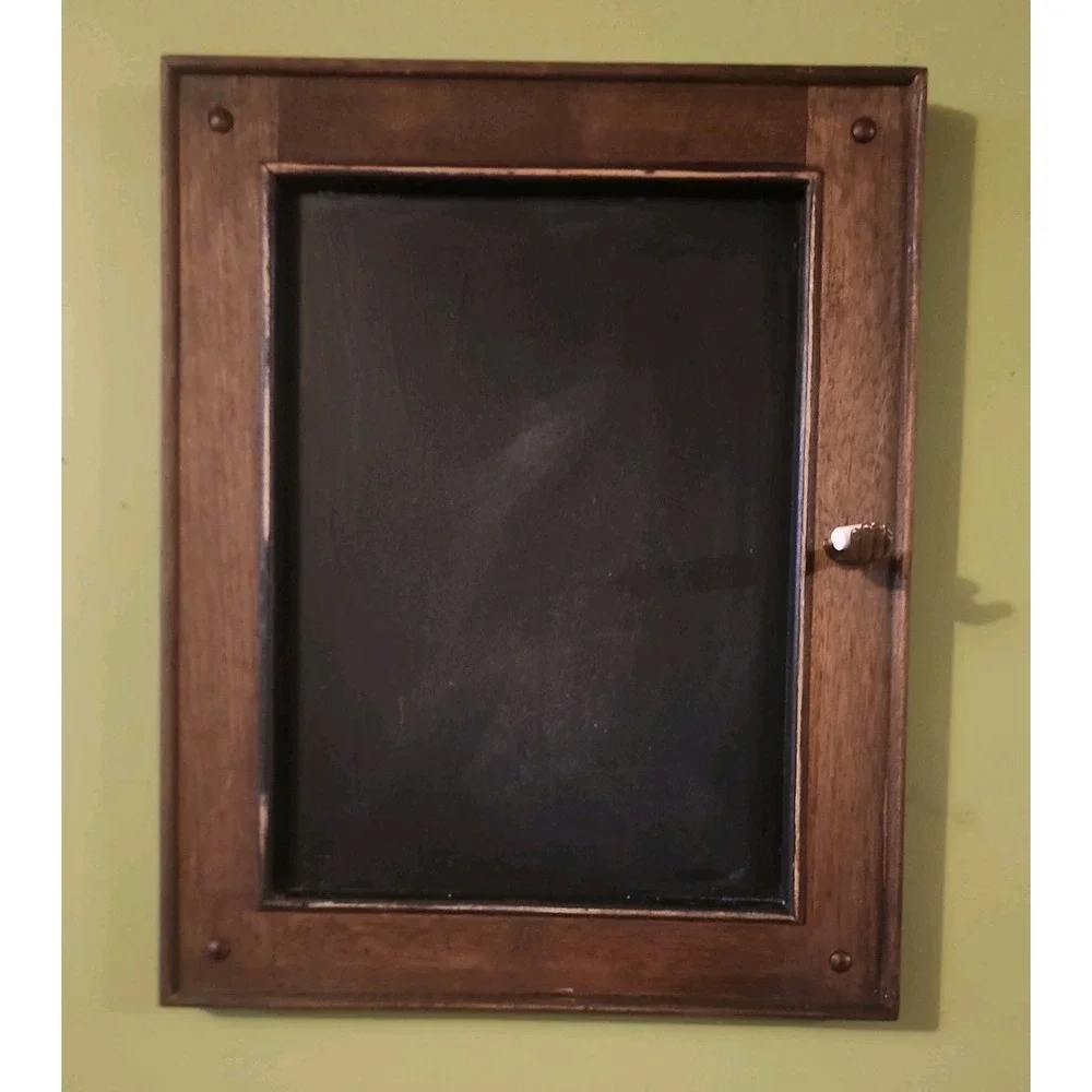 Handmade Painted Chalkboard rustic Wood Frame Farmhouse tiny ✋️holds chalk